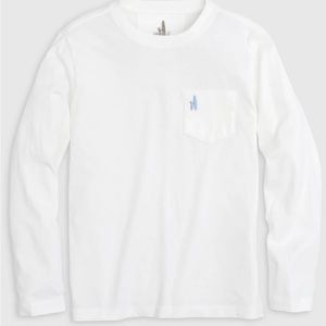 Johnnie-O Brennan Jr Long Sleeve T-Shirt Size 12.  White. Excellent condition.